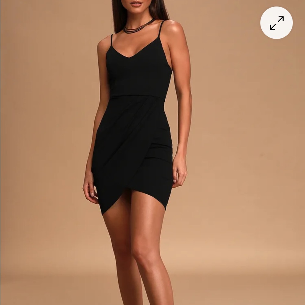 Lulus Forever Your Girl Black Bodycon Dress